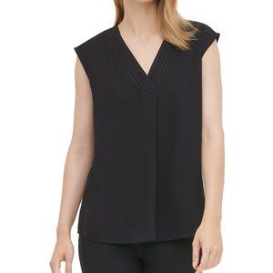 Calvin Klein Draped Sleeveless Top